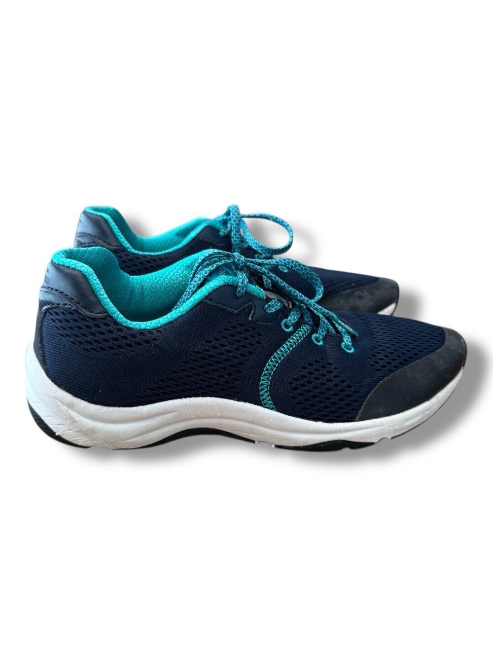 Vionic 335 Emerald 9030 Shoes Navy Teal Comfort Walking Athletic Women’s Size 7